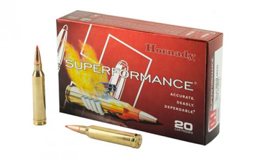 Hornady Superformance Ammunition, 7MM Rem, 139 Grain, SST, 20 Round Box 80593