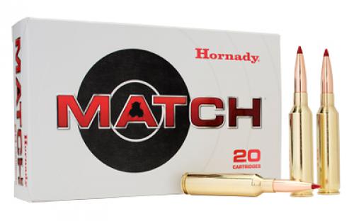 Hornady Match, 7MM PRC, 180 Grain, Extremely Low Drag Match Projectile, 20 Round Box 80711