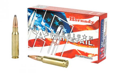 Hornady American Whitetail, 308WIN, 150 Grain, Soft Point, InterLock, 20 Round Box 8090