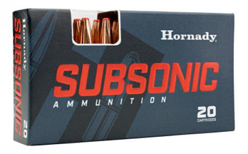 Hornady Subsonic, 350 Legend, 250 Grain, Sub-X, 20 Round Box 81198