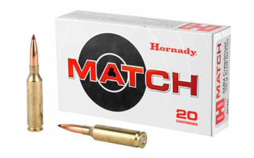 Hornady Match, 6mm Creedmoor, 108 Grain, ELD Match, 20 Round Box 81391