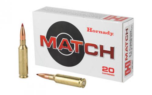 Hornady Match, 6.5 CREEDMOOR, 120 Grain, ELD Match, 20 Round Box 81491