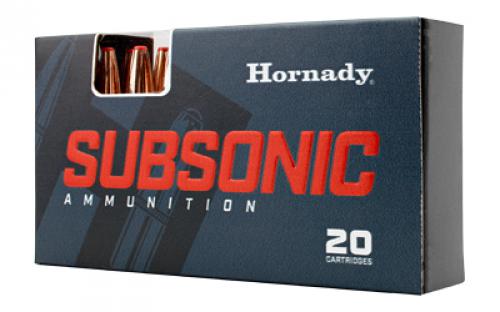 Hornady Subsonic, 450 Bushmaster, 395 Grain, Sub-X, 20 Round Box 82247