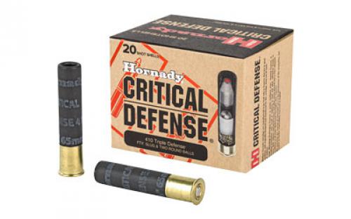 Hornady Critical Defense, 410 Gauge, 2.5, Defender, 20 Round Box 86238