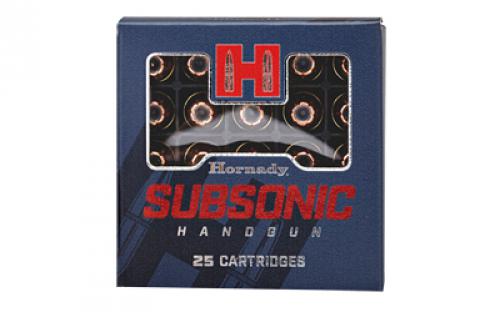 Hornady Subsonic, 9MM, 147 Grain, XTP, 25 Round Box 90287