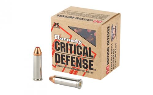 Hornady Critical Defense, 38 Special +P, 110 Grain, Flex Tip, 25 Round Box 90311