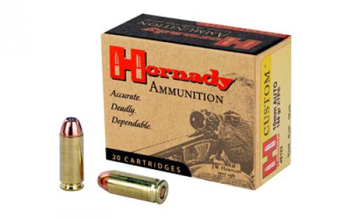 Hornady Custom Ammunition, 10MM, 155 Grain, Hollow Point, XTP, 20 Round Box 9122