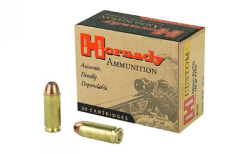 Hornady Custom Ammunition, 10MM, 180 Grain, XTP, 20 Round Box 9126