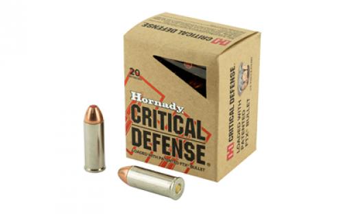 Hornady Critical Defense, 45 Colt, 185 Grain, FTX, 20 Round Box 92790
