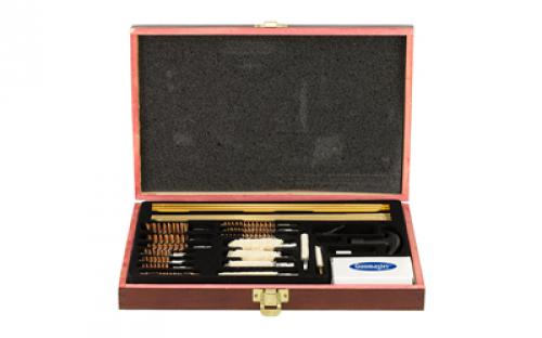 DAC Winchester Deluxe Cleaning Kit, Universal, Wood Box, 42 Pieces WIN76W