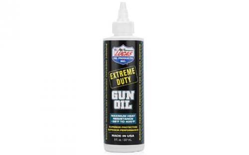 Lucas Oil Products, Inc. Extreme Duty, Liquid, 8oz, Gun Oil, 12/Pack, Plastic 10870