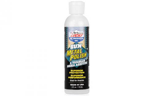 Lucas Oil Products, Inc. Liquid, 4oz, Gun Metal Polish & Tumbler Media Additive, 12/Pack, Plastic 10878