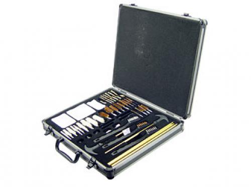 Outers Cleaning Kit, For Universal Gun Cleaning, 62 Piece, Aluminum Case 70090