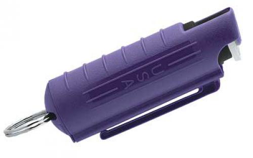 Mace Security International Pepper Spray, 10% Pepper, 11gm, With Keychain, Purple 80393