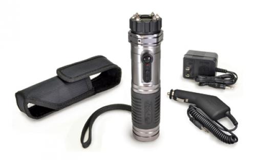 PS Products ZAP Light, Stun Gun, Flashlight, Black/Gray, 1,000,000 Volts, Includes Recharger ZAPL
