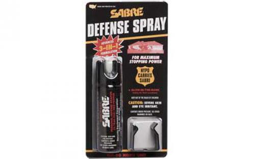 Sabre Pepper Spray, 1 Home Unit and 1Key Chain Case, Black SRU-HAPK