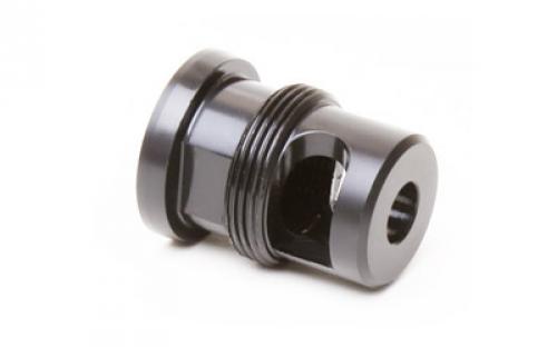 Griffin Armament Mini Muzzle Brake, 1/2 x 28 RH, 556NATO, Black Finish TMM556