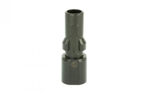 SilencerCo 3-Lug Muzzle Device, 9MM, 5/8X24, Black Finish AC2609