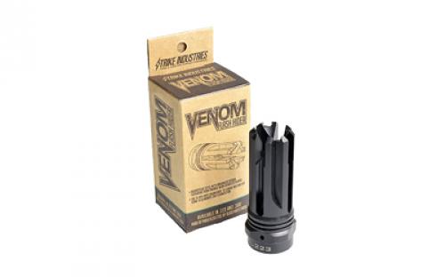 Strike Industries Venom, Flash Hider, 223 Remington/556NATO, 1/2x28, Black SI-Venom-FH-223-5.56