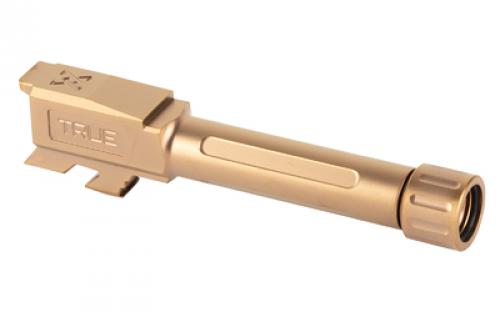 True Precision Threaded Barrel, 9MM, For Glock 43/43X, Copper TiCN Finish, Includes Thread Protector TP-G43B-XTC