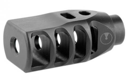 Ultradyne USA PEGASUS Brake, 762NATO/308 Winchester, Fits AR-10s with 5/8X24 Threads, Black, 4.6 oz., 416 Stainless Steel, Includes Shrouded Timing Nut UD10700