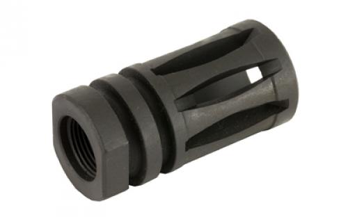 Leapers, Inc. - UTG Flash Hider, Fits AR-15, 1/2-28 UNEF Thread, Matte Black Hard Coat Manganese Phosphate Finish, TL-ARFH01