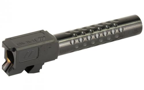 ZEV Technologies Dimpled Barrel, 9MM, For Glock 19 (Gen1-5), Black Finish BBL-19-D-DLC