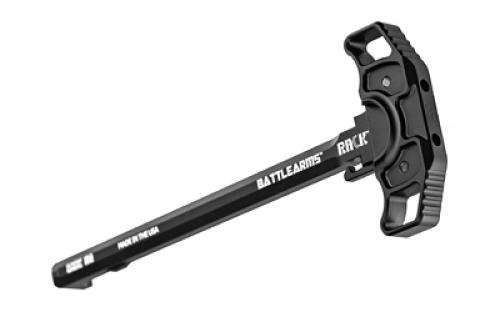 Battle Arms Development Rack Charging Handle, Fits AR-15, Black Finish, Ambidextrous BAD-RACK-15