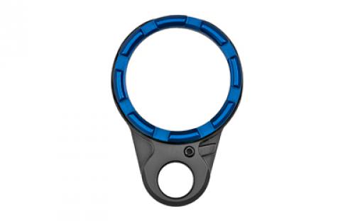 Fortis Manufacturing, Inc. Light Weight K2, Castle Nut and End Plate, Black and Blue, Anodized Finish LE-BLK-K2-BLU