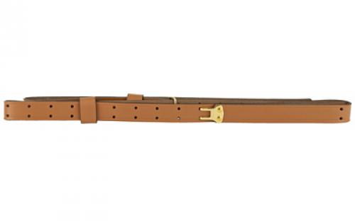Uncle Mike's Military Sling, 1 Brown Plain , Leather 2611-2