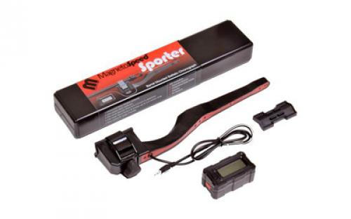MagnetoSpeed MagnetoSpeed Sporter, Chronograph, Fits Centerfire Rifles, Black/Red, Will Not Work with Suppressors MS_SPT