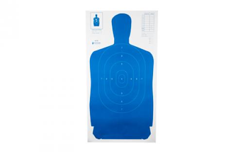 Action Target B 27S Standard Target Full Size Blue Silhouette 24 x45