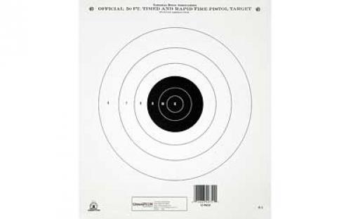 Champion Traps & Targets GB3 NRA Target, 50 Feet Pistol Timed & Rapid Fire, 12 Pack 40751