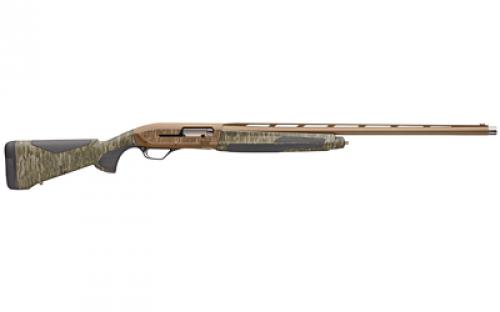 Browning Maxus II Wicked Wing, Semi-automatic Shotgun, 12 Gauge, 3.5" Chamber, 28" Barrel, Cerakote Finish, Burnt Bronze, Mossy Oak Bottomland Composite Stock, Includes 3 Choke Tubes - Improved Cylinder, Modif ied & Full Invector, Right Hand, 4 Rounds, BLEM (Damaged Case) 011706204