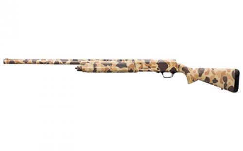 Browning A5 Camo, Sporting Shotgun, Semi-automatic, 12 Gauge 3.5", 28" Barrel, Vintage Tan Camo, Composite Stock, Fiber Optic Sight, 4 Rounds, Invector DS Chokes - Full, Mod, IC, Right Hand 0119082004