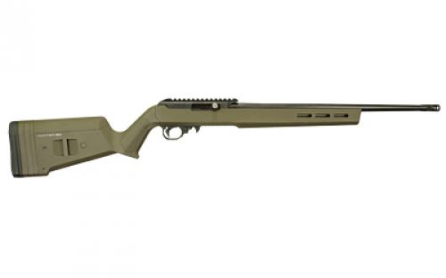 Black Rain Ordnance Hunter, Semi-automatic Rifle, 22 LR, 18 Threaded Barrel, 1/2X28 Thread Pitch, Matte Finish, Black, Olive Drab Green Magpul Hunter Stock, 10 Rounds, 1 Magazine BRO-22-H-OD