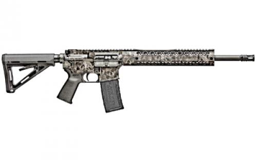 Black Rain Ordnance Spec+, Semi-automatic Rifle, AR, 223 Remington/556NATO, 16 Chrome-Moly Barrel, Anodized Finish, Black Skulls, 12 Free Float M-LOK Handguard, Magpul Pistol Grip, Magpul Stock, Black, 30 Rounds, 1 Magazine BRO-CRYPT-BLK