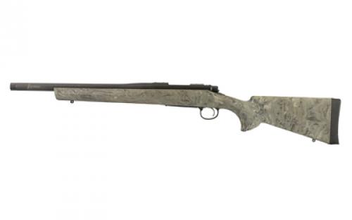 Remington 700 Special Purpose Synthetic Tactical, Bolt Action Rifle, 300 AAC Blackout, 16.5" Threaded Barrel, Black Finish, Hogue Ghillie Green Stock 84205