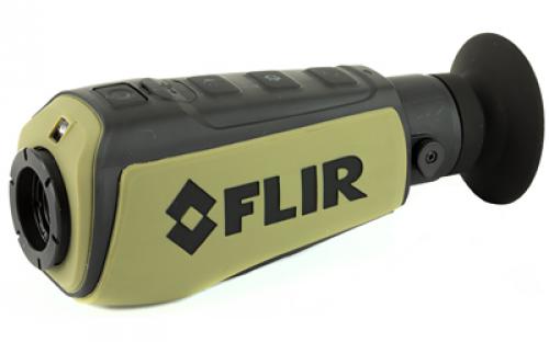 FLIR Scout II 320, 336x256 VOx Microbolometer, 2X Zoom, 640x480 LCD Display, FLIR Scout Series Thermal Camera, with WhiteHot, BlackHot, and InstAlert, FLIR Digital Enhancement, Embedded LED Tasklight, Rechargeable Li-Ion Internal Battery,USB Charging Cab 431-0009-21-00S