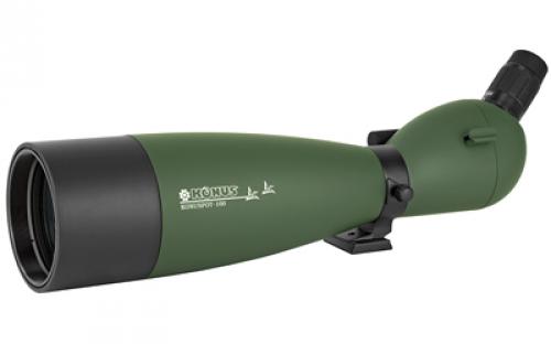 Konus KonuSpot, Spotting Scope. 20-60X100mm, Includes Smart Phone Adapter, Green Finish 7122B