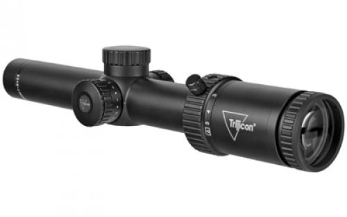 Trijicon Credo HX 1-6x24mm Second Focal Plane Riflescope with Red LED Dot, BDC Hunter Holds .223, 30mm Tube, Satin Black, Low Capped Adjusters CRHX624-C-2900020