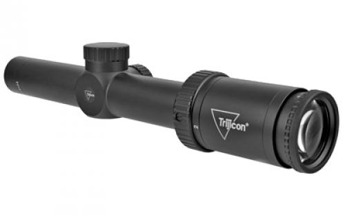Trijicon Huron 1-4x24mm Riflescope BDC Hunter Holds, 30mm Tube, Satin Black, Capped Adjusters HR424-C-2700001