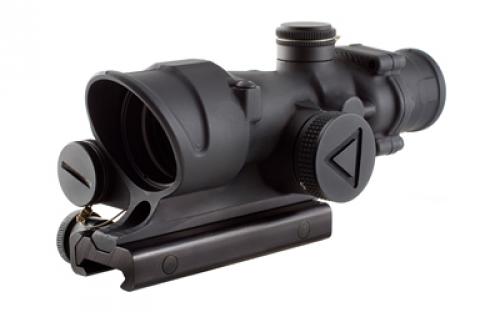 Trijicon ACOG Rifle Scope, 4X32 LED, Red Crosshair .223 Ballistic Reticle, Includes TA51 Flat Top Adapter, Matte Finish, BLEM (Scratches on Finish, Missing Battery Cover) TA02