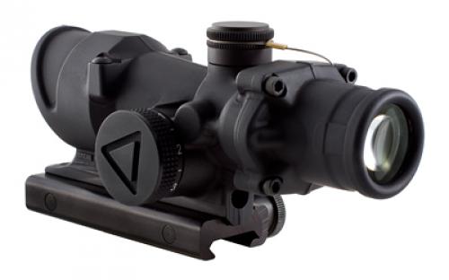 Trijicon ACOG Rifle Scope, 4X32 LED, Red Crosshair .223 Ballistic Reticle, Includes TA51 Flat Top Adapter, Matte Finish, BLEM (Scratches on Finish, Missing Battery Cover) TA02