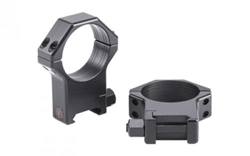 Riton Optics Contessa, 34mm Picatinny Rings, Hardened Steel, 19mm Height, Black XRC3419S23