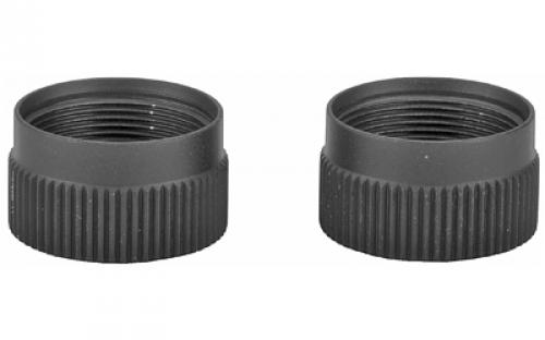 Trijicon ACOG Adjuster Caps, Fits 1.5x16S, 1.5x24, 2x20, 3x24 and 3x30 Models, Black Finish AC10005