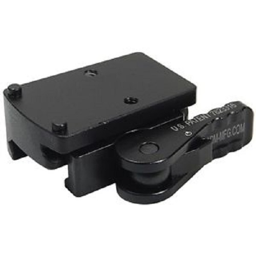 American Defense Mfg. Mount, Fits Trijicon RMR, Left Hand Lever, Quick Release, Black ADRMR