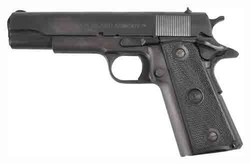 Armscor Rock Island 1911, Full Size Pistol, 45 ACP, 5 Barrel, Steel Frame, Blue Finish, Synthetic Grips, Fixed Sights, 1 Magazine, 10 Rounds 51453
