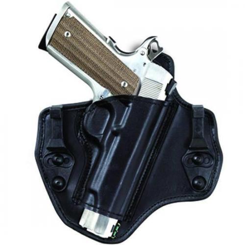 Bianchi Model 135 Suppression GLOCK 17, 19, 22, 23, 31, 32 IWB Holster Right Hand Leather Black 25744