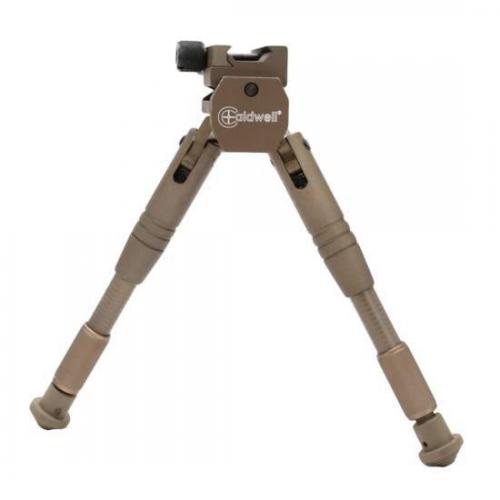 Caldwell Prone Bipod, Attaches to Picatinny Rail, Aluminum, Fits AR Rifles, Desert Tan 534455